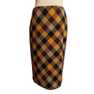 ❤️ Grace Elements Plaid Pencil Skirt Size S